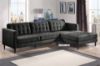 Picture of Test No Order - MELROSE Sectional Sofa with Ottoman (Dark Grey)