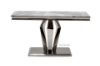 Picture of Test No Order - OPERA 140 Marble Top Stainless Steel Console Table *Grey