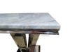 Picture of Test No Order - OPERA 140 Marble Top Stainless Steel Console Table *Grey