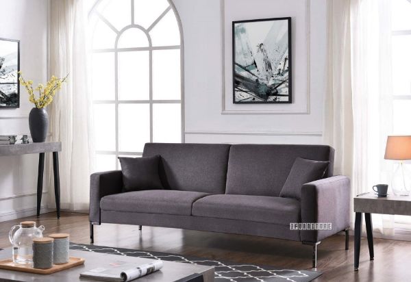 Picture of Test No Order - EVANS 3 Seater Sofa Bed (Dark Grey)