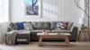 Picture of Test No Order - CAMDEN Sectional Memory Foam Sofa (Dark Grey)