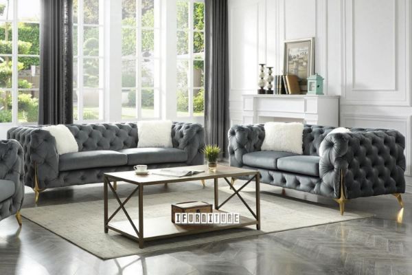 Picture of Test No Order - VIGO Sofa (Grey) - 3+2 Set