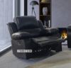 Picture of Test No Order - ROCKLAND Reclining Sofa Range in Air Leather (Black)