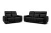 Picture of Test No Order - STORMWIND Genuine Leather Power Reclining Sofa Range (Black)