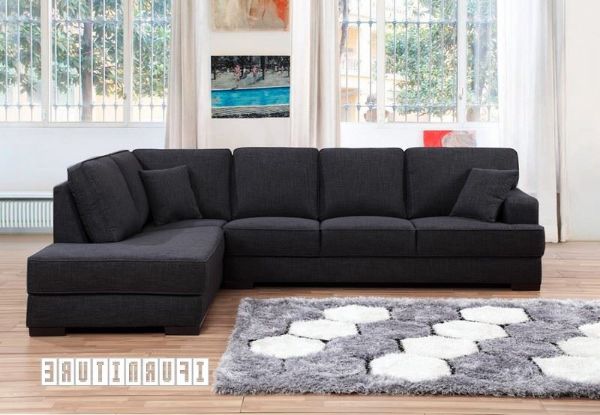 Picture of Test No Order - KARLTON L-Shape Sofa (Dark) - Facing Left