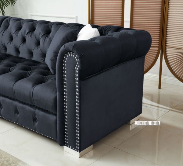 Picture of Test No Order - EDITH GOODWILL Sectional Sofa (Black) - Facing Right