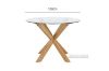 Picture of Test No Order - POLO Glass Round Dining Table - 100