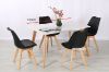 Picture of Test No Order - EFRON 1.2M/1.4M/1.6M 5PC Dining Set (Black)