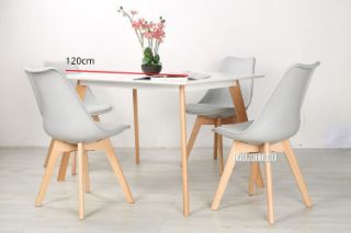 Picture of Test No Order - EFRON 5PC Dining Set (Grey) -  1.2M Table