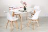 Picture of Test No Order - EFRON 1.2M/1.4M/1.6M 5PC Dining Set (White)