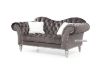 Picture of Test No Order - WILSHIRE 3/2 Seater Crystal Button Tufted Velvet Sofa Range (Dark Grey)