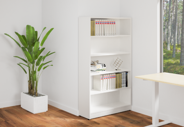 Picture of Test No Order - ZARA 840 - 5 Layers Bookshelf (White)