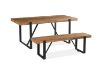 Picture of Test No Order - IRONBRIDGE 150/180 Dining Bench (Light Rustic Wooden)