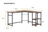 Picture of Test No Order - MAYTON Corner Desk Workstation (Vintage Oak)