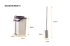 Picture of Test No Order - FLAT SQUEEZE MOP with Bucket