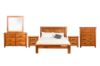 Picture of Test No Order - RIVERWOOD 4PC/5PC/6PC Bedroom Combo in Queen/ King Size (Rustic Pine)