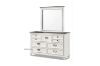 Picture of Test No Order - CHARLES 7 DRW Dresser with Mirror (White & Grey)