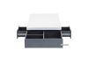 Picture of Test No Order - HANIMONT 120 Coffee Table with LED Lights (Swivel Storage/High Gloss White Top)