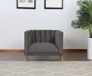 Picture of Test No Order - FALCON Grey Sofa - 1 Seat