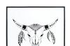 Picture of Test No Order - GYPSET BULL SKULL Wall Art (44.6cmx44.6cm)