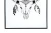 Picture of Test No Order - GYPSET BULL SKULL Wall Art (44.6cmx44.6cm)