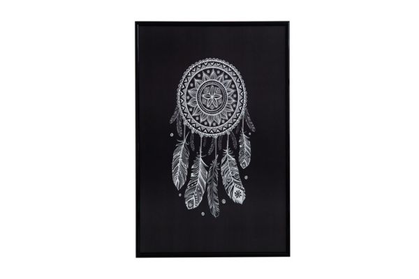 Picture of Test No Order - GYPSET DREAM CATCHER Wall Art (34.6cmx46.6cm) (Black)