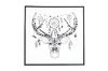 Picture of Test No Order - GYPSET STAG HEAD Wall Art (44.6cmx44.6cm)