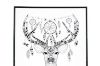 Picture of Test No Order - GYPSET STAG HEAD Wall Art (44.6cmx44.6cm)