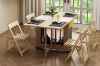 Picture of Test No Order - HANSON 120/140 Butterfly/Foldable Dining Table (Light Oak Colour)