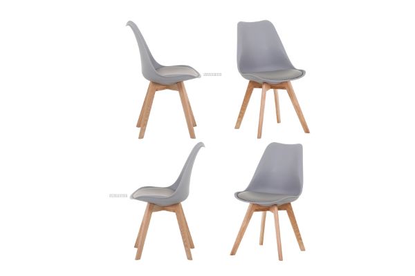 Picture of Test No Order - EFRON Dining Chair (Grey) - Set of 4