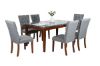 Picture of Test No Order - SOMMERFORD Tufted Fabric Upholstered Dining Chair (Dark Grey) - Set of 2 