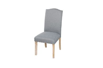 Picture of Test No Order -  HAVILAND Fabric Upholstered Dining Chair (Dark Grey)