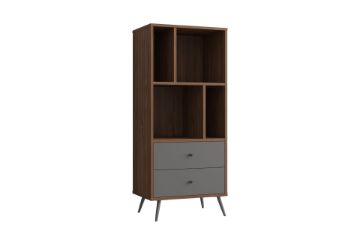 Picture of Test No Order - RIO 138cmx60cm Bookshelf Solid Lacquer (Real Dark Walnut Veneer)