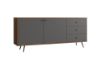 Picture of Test No Order - RIO 176 2 Door 3 Drawer Sideboard/Buffet (Solid Lacquer with Real Dark walnut veneer)