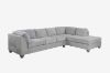 Picture of Test No Order - NEWTON Fabric Sectional Sofa (Light Grey) - Facing Left without Ottoman