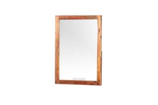 Picture of Test No Order - PHILIPPE 4 DRW Dressing Table with Mirror (Rustic Java Colour) - Mirror Only