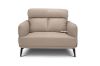 Picture of Test No Order - SIKORA 3+2+1 Genuine Leather Sofa Range *Beige - Loveseat