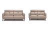 Picture of Test No Order - SIKORA 3+2+1 Genuine Leather Sofa Range *Beige - Loveseat