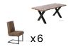 Picture of Test No Order - GALLOP Live Edge 180 Dining Set