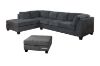 Picture of Test No Order - NEWTON Fabric Sectional (Dark Grey) - Facing Right without Ottoman