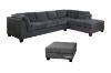 Picture of Test No Order - NEWTON Fabric Sectional (Dark Grey) - Facing Right without Ottoman