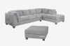 Picture of Test No Order - NEWTON Fabric Sectional Sofa (Light Grey) - Facing Left without Ottoman