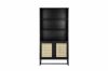 Picture of Test No Order - SAILOR 168cmx80cm Bookshelf with Rattan Design (Black)