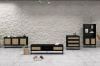 Picture of Test No Order - SAILOR 168cmx80cm Bookshelf with Rattan Design (Black)