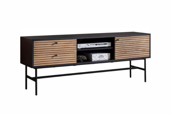 Picture of Test No Order - COLIN 150 TV Unit with Line Design (Black)