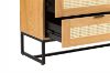 Picture of Test No Order - SAILOR 6 Drawer Chest with Rattan Design (Oak Colour)