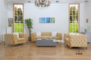 Picture of Test No Order - MANCHESTER Beige Sofa - 2 Seat