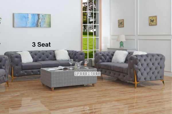 Picture of Test No Order - MANCHESTER Sofa (Grey) - 3 Seat