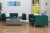 Picture of Test No Order - MANCHESTER 3/2/1 Seater Button-Tufted Velvet Fabric Sofa Range (Green)