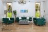 Picture of Test No Order - MANCHESTER 3/2/1 Seater Button-Tufted Velvet Fabric Sofa Range (Green)